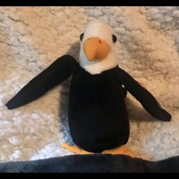 Vintage TY Beanie Baby Baldy - Picture 1 of 8